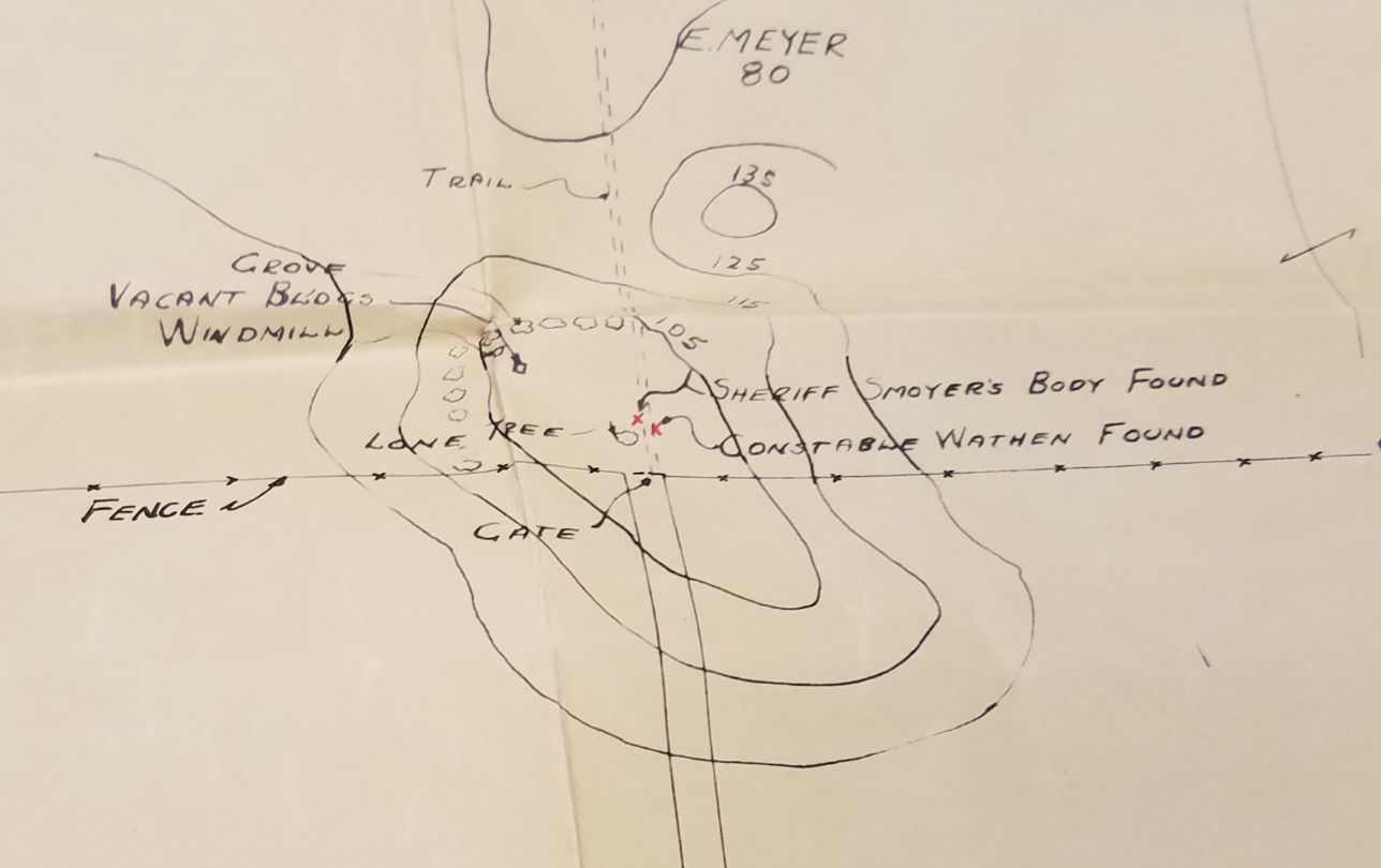 Handrawn map